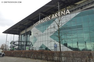 Volkswagen Arena - A marca da montadora alemã está em toda parte