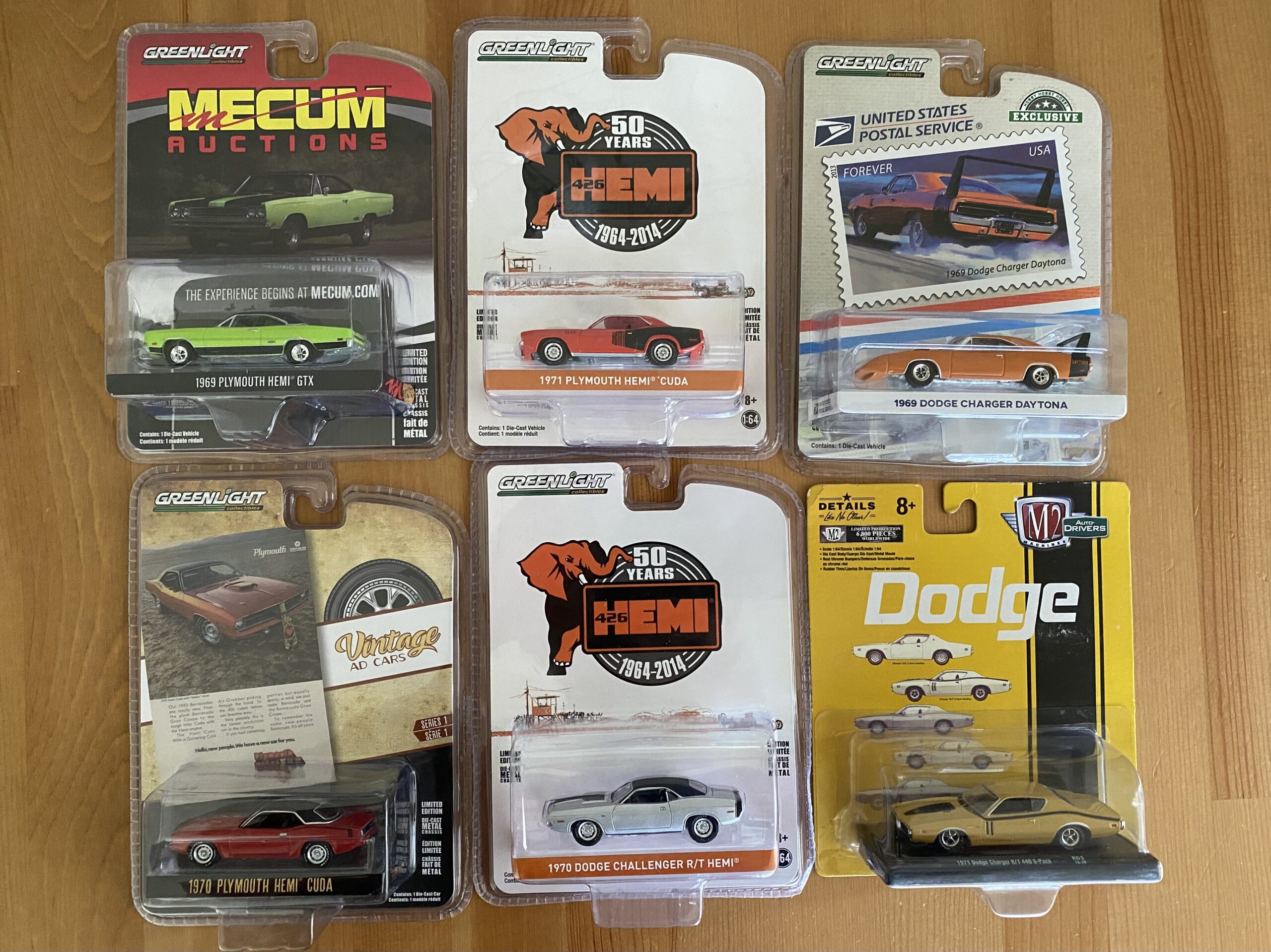 Uma coleção de miniaturas 1/64